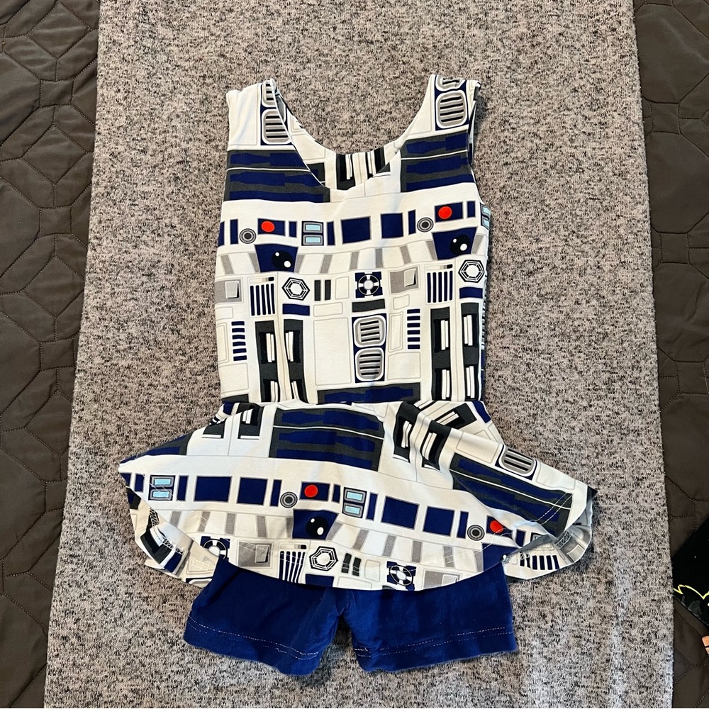 Custom Made Boutique Star Wars R2D2 Romper